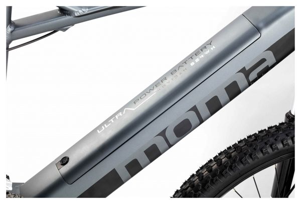 VTT Electrique Semi Rigide Moma Bikes E-MTB 29'' Shimano Altus 8V Gris
