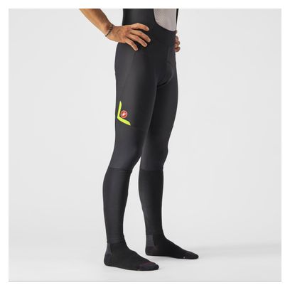 Castelli Velocissimo 5 Long Bib Shorts Black/Yellow