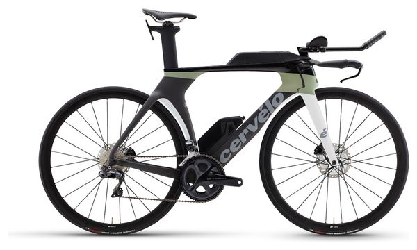 Vélo de Triathlon Cervélo P5 Disc Shimano Ultegra Di2 8050 11V Carbon / Moss 2021