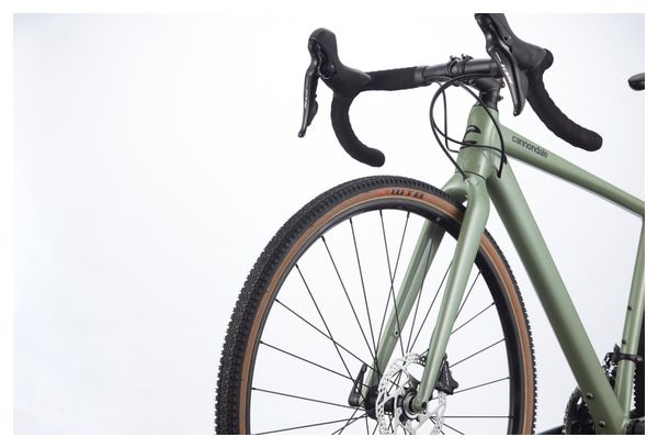 Bicicletta Gravel Cannondale Topstone 105 Donna Donna Shimano 105 11S 700 mm Agave Green 2020