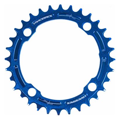 Race Face Narrow Wide Single Chainring 104mm BCD Blue