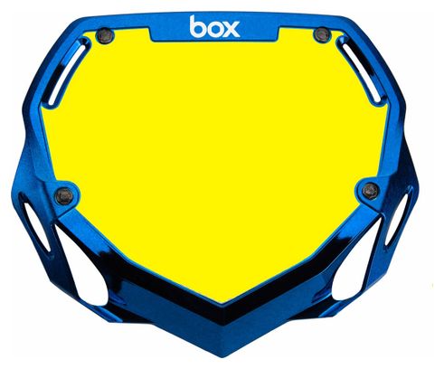 Plaque BOX two pro white et yellow/chrome blue