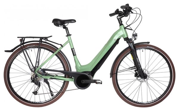 Bicyklet Victoire Electric City Bike Shimano Alivio 9S 400 Wh 700 mm Wood Green
