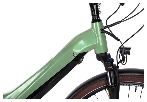 Vélo de Ville Électrique Bicyklet Victoire Shimano Alivio 9V 400 Wh 700 mm Vert Wood