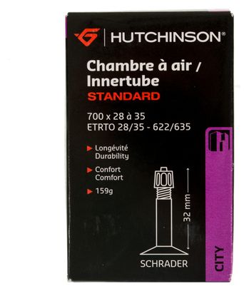 HUTCHINSON Inner Tube 700x28/35 Valve Schrader 32mm