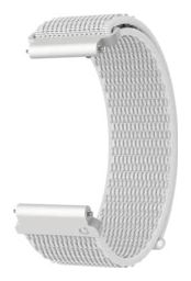 Bracelet Nylon Coros Pace 2 / Apex 42mm Blanc