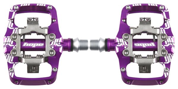 Hope Union Trail Clip Pedals Purple