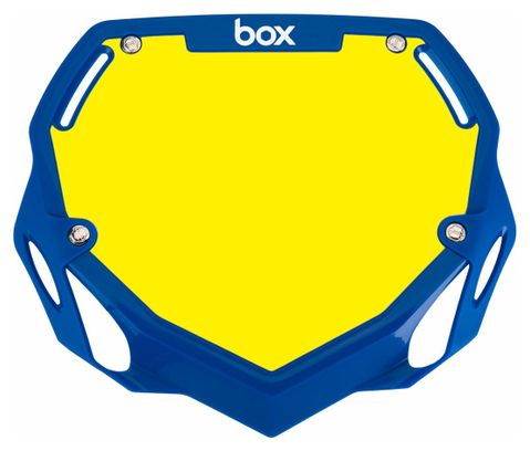 Plaque BOX two pro white et yellow/blue