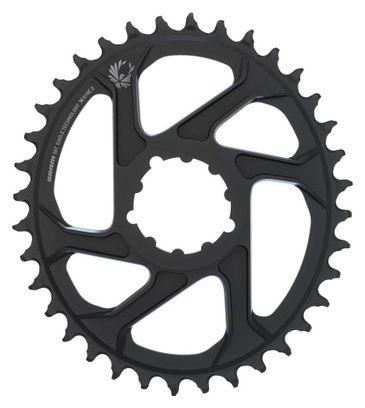 SRAM X-SYNC 2 OVAL EAGLE Direct Mount Chainring, 6mm Offset 12 Speed, Black