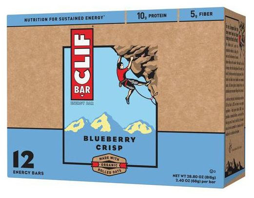 CLIF BAR Energy bars Blueberry Crisp x12