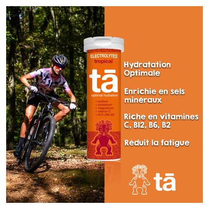 TA Energy Hydration Tabs electrolyte tablets 12 Tropical