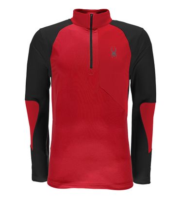 T-neck Spyder Charger Thermastretch Red/red/black