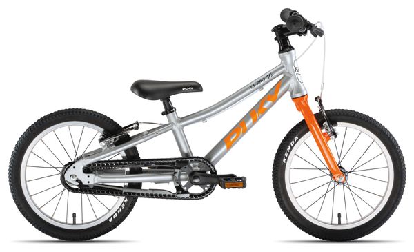 Vélo Enfant PUKY S-Pro 16-1 Alu argent/orange