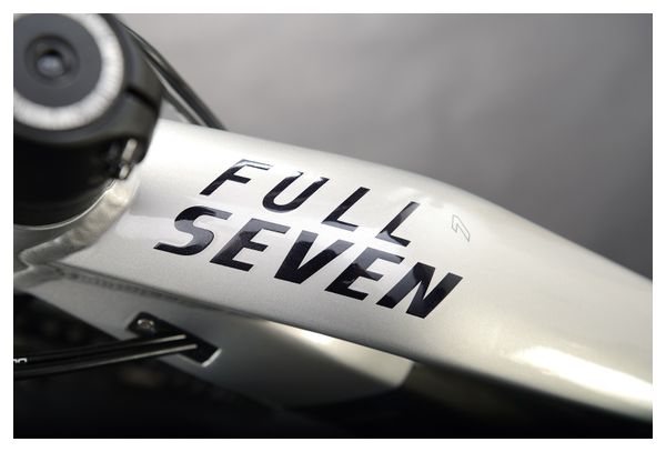 Vollgefedertes E-Mountainbike Haibike FullSeven 7 Sram NX/SX Eagle 12V 630 Wh 27.5'' Silber Grau Anthrazit 2021