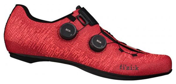 Chaussures Route Fizik Infinito Vento Knit R1 Rouge Corail / Noir