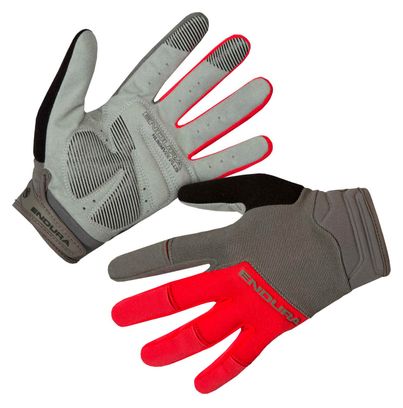 Endura Hummvee Plus II Long Gloves Red