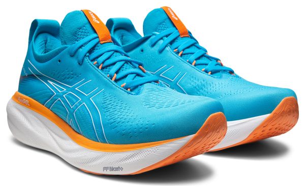 Chaussures de Running Asics Gel Nimbus 25 Bleu Orange