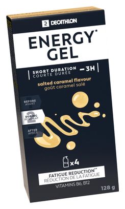 4 Gels énergétiques Aptonia Energy Gel Caramel Beurre Salé 32g