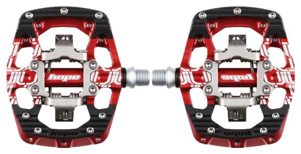 Pair of Hope Union GC Red Automatic Pedals