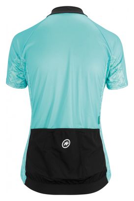 Assos UMA GT EVO Women&#39;s Short Sleeve Jersey Aqua / Green