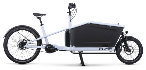 Bicicleta de carga eléctrica Cube Cargo Hybrid 500 Enviolo Cargo 500 Wh 20/27,5'' Flash White 2022