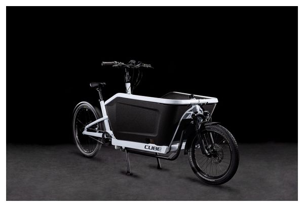 Vélo Cargo Électrique Cube Cargo Hybrid 500 Enviolo Cargo 500 Wh 20/27.5'' Blanc Flash 2022
