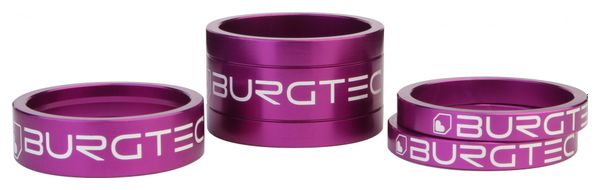 Burgtec Stem  Kit Purple Rain (5mm  x2. 10mm . 20mm )