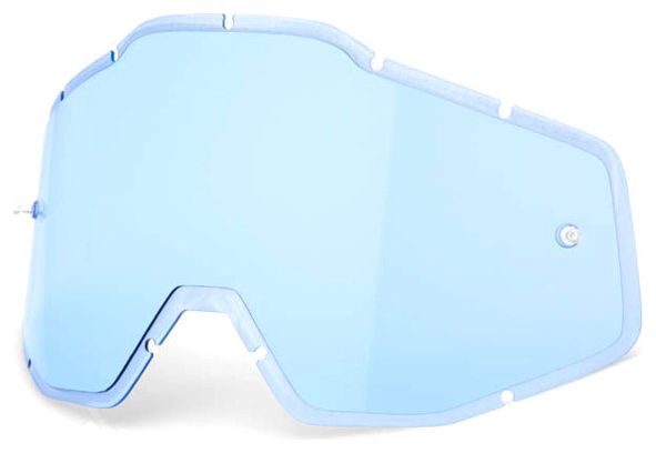 100% RACECRAFT, ACCURI and STRATA Anti Fog Lenses - Blue