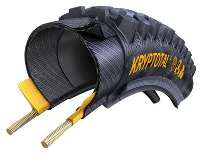 Neumático Continental Kryptotal Fr 27.5'' MTB Tubeless Ready Carcasa Plegable Downhill SuperSoft Compound E-Bike e25