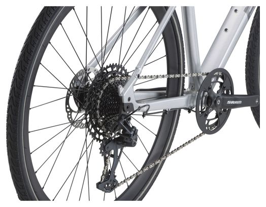 BMC Alpenchallenge AL Two Fitness Bike Sram GX Eagle 12S 700 mm Silber 2023