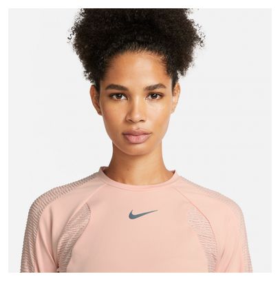 Maillot manches longues Femme Nike Run Division Dri-Fit ADV Rose