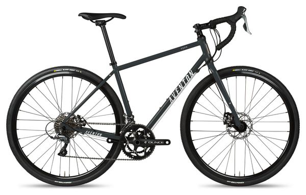 Aventon Kijote Gravel Bike Shimano Claris 8S 700 mm Charcoal Skid Grey