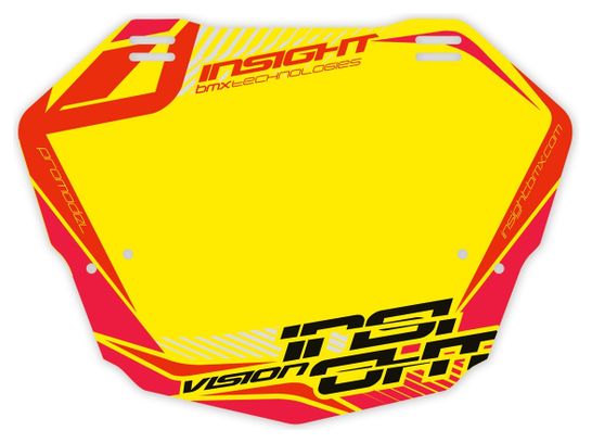 Plaque INSIGHT vision 2 pro yellow/red