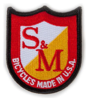 Patch S and M Shield Patch Rouge / Blanc / Jaune