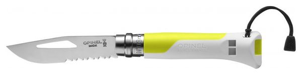 Couteau Opinel N°08 Outdoor Jaune Fluo