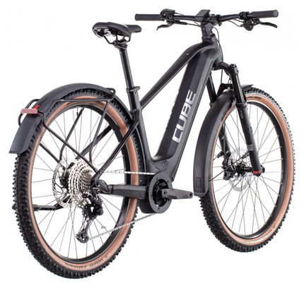 Cube Reaction Hybrid SL 750 Allroad 29 Electric Hardtail MTB Shimano Deore/XT 12S 750 Wh 29'' Black Metal 2022
