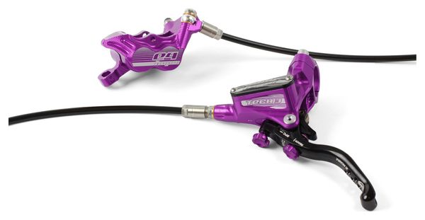 Hope Tech 3 E4 Brake - Front Lever Standard hose Purple