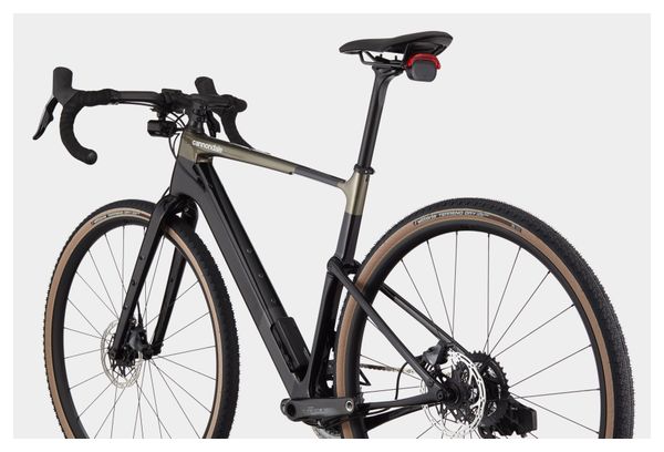 Bicicleta de gravilla Cannondale Topstone Carbon 1 RLE Sram Force eTap AXS 12V 700 mm Negra Perla
