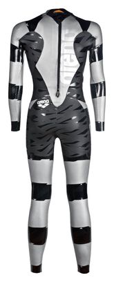 Women's Arena SAMS Carbon Neoprene Wetsuit Silver Black 