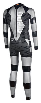 Women's Arena SAMS Carbon Neoprene Wetsuit Silver Black 
