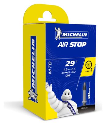 Michelin A4 Airstop Butyl MTB Tube 29x1.90 - 2.50 Presta 40 mm