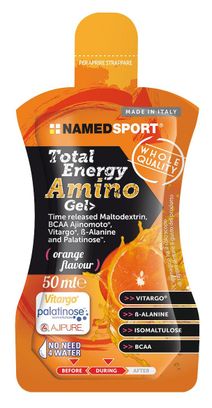 Gel Énergétique NamedSport Total Energy Amino 50ml Orange