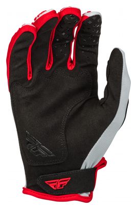 Fly Kinetic Long Gloves Red / Grey Child