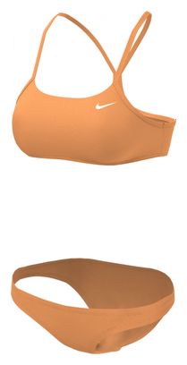 Costume da bagno Nike Essential Racerback 2-Piece Donna Arancione