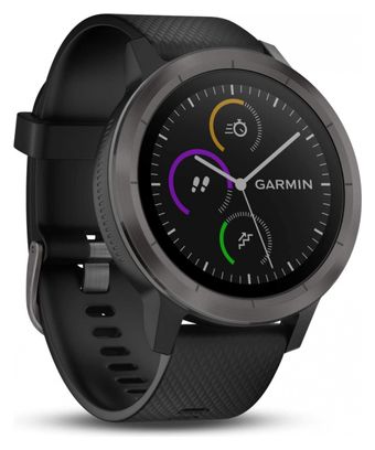 Montre connectée GPS Garmin Vivoactive 3 avec applications sportives intégrées et fréquence cardiaque au poignet  bronze à canon