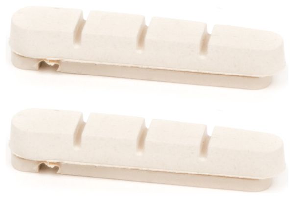 Elvedes 55mm Brake Pad Cartridge for Shimano White 