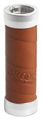 Brooks Slender Leather Grips Honey 100+100mm