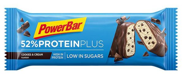 PowerBar 52% Protein Plus Protein Bar Cookies Cream 50 g