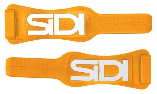SIDI Pair Adjustable Instep Orange/White