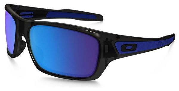 OAKLEY Sunglasses TURBINE Black/Blue Iridium lense réf oo9263-05